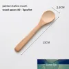 5Pcs/Lot Bamboo Jam Spoon Wood Baby Honey Spoon Delicate Kitchen Using Condiment Small Scoop More Size Teaspoon