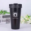 Thermos Coffee Mug Double Wall Stainless Steel Tumbler Vacuum Flask Water Bottle For Girls Thermal Tea mug Travel Thermocup 211109