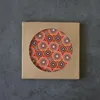 300pcs مربع التغليف من Kraft Paper Coaster مع صناديق هدايا DIY لكأس CERAMIC CUP MAG PADAING THELL7736999