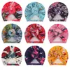 Chapeaux en coton et Polyester faits à la main de haute qualité, casquettes de beignet imprimées pour nouveau-né, accessoires pour bébés filles, décoration de fête, 9 couleurs