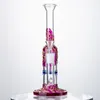 Heady Glass Bong 9 Inch Hookah 14mm Female Jonit Water Pipe Honeycomb Perc Oil Dab Rig Smoking Accessories Bongs With Funnel Bowl Hookahs Pipes Rigs