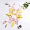 NXY sexy setDvicky Sexy Dessous Unterwäsche Frauen Heiße Erotische Push-Up Spitze Bhs Tanga Transparent Blumen Stickerei Kurze Sets Weibliche kleidung 1128