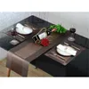 Europäischer PVC-Tischläufer, luxuriöse lange Tischdecke, leicht zu reinigen und schnell trocknend, atmungsaktiv, Tischset, Couchtisch-Flagge, Y200421