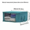 Comforter Storage Bag Household Foldable Non-Woven Clothing Storaged Box Dustproof Quilt Storing Bra Socks Wardrobe Organizer