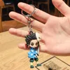 Anime Demon Slayer Keychain Key Key Bagure 3D Figure Touche Touche Charme Porte-clés G1019