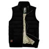 Mäns västar stor storlek M-5xl Autumn Winter Vest Men Militär Casual Wool Liner Keep Warm Tactical Sleeveless Jacket Chaleco Hombre Stra22