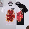 PLEIN BEAR T SHIRT Мужские дизайнерские футболки со стразами Череп Мужские футболки Классические высококачественные хип-хоп уличная футболка Повседневные футболки PB 16207