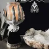 Halloween Home Decor Candle Holder Stick Resin Tools Horror Witch Hand Single Wick Eve H0910