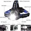 Lampes frontales 700000 lm de la lampe frontale à LED puissante 904 T6 Headlight 18650 Head Torch lampe frontale RECHARAGET des phares 6039179