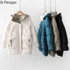 女性の冬の厚いフード付き綿のジャケット綿の長い暖かいパッド入りパーカー21130