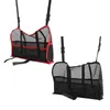 Filet de voiture poche sac à main titulaire Auto chaise dos pliable sac suspendu organisateur maille garde-robe sacs de rangement