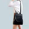 حقيبة ظهره ECHT LEER VROUWEN RUGZAK KNAPZAK SCHUDER Cross Body Bags Vrouwelijke Mode Dame Olie Wax Koeienhuid