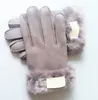 2021 Fashion Women Gloves for Winter and Autumn Cashmere Mittens Glove with Lovely Fur Ball Outdoor sport warm Winters Glovess 003