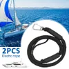 2 PCS Bungee Dock Linha Barco Bungee Cord Choque Absorvendo Amarração Ropes Barco Anchor Line Dock Corda PWC 4-5.5FT Stretchable