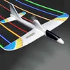 Airplanes Luminous USB Charging Electric Hand Throwing Glider Soft Foam Coloured Lights DIY Model Toy for Children Gift 0 2111027393416