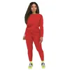 XS Femmes PLUS Taille Taille Taille 3XL 4XL 5XL Solide Sweatsuits à manches longues Sweatsuits Pull Sweat à capuche TOP + Pantalons Deuxièmes Ensembles de Sports Black Sports Cuisson Joggers en plein air 5673