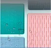 Torkmatta för köksräknare värmebeständig icke-glidfat Drainer Silicone Pad Pothållare Verktyg