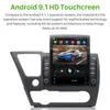Android Car DVDマルチメディアGPSプレーヤーオートステレオのホンダシビックテスラモデル9.7インチ垂直スクリーン
