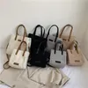 Borse da sera Borsa a tracolla da donna in peluche di agnello moda invernale Borsa da donna grande ad alta capacità per messenger femminile solido casual