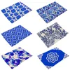 placemats de linho branco