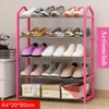 ACTIECLUB Simple Multilayers Metal Iron Shoe Plank Student Dormitory Storage Rack Diy Cabinet Home Furniture Y200527