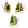 Winter Warm Parrot Nest House Hanging Bed Cave for Parakeet Hamster Sleeping Bag Toy S/M/L Bird Supplies Drop Ship