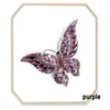 Pins, broches retrô crystal borboleta moda animal inseto senhora all-end all-match casaco acessórios temperamento broche