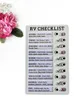 New Portable Rv Checklist Note Board Faccende rimovibili Riutilizzabile Blocco note creativo per la casa Campeggio Viaggiare Lista di controllo per la cura degli anziani292h