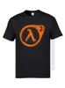 Half Life 2 T-Shirts Game Xen G-Man Lustige Shirts Herren 100 % Baumwolle Sommer/Herbst Schwarz Shirt Print Design ees 210629