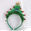 Erwachsene Kinder LED blinkendes Stirnband leuchten Haarband für Weihnachtsbaum Feiertagsdekoration Partyzubehör Geschenk Navid QylYhi