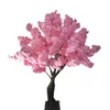 シミュレートされた桜の人工植物家の装飾シルクチェリー花人工ブーケ結婚式の祭り装飾的な花36​​ S2