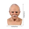 Máscaras de festa Another Me-The Elder Halloween Funny Toy Cosplay Prop Supersoft Old Man Adult Mask Cover Face Covering Creepy Decoration239f