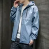 Hommes vestes veste automne coupe-vent décontracté Streetwear vêtements hommes Outwear coupe-vent à capuche fermeture éclair Up manteau corée mode 2022