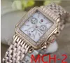 33mm Michele Signature Deco Diamond Chronograph Mother of Pearl Ladies Quartz Watch 33mm1592048