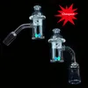 new design smoking accessories Quartz Banger Nail with Spinning Carb Cap and Terp Pearl 10mm 14mm 18mm Joint 45 90 Degrees For Glass Bongs