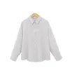 Blusas femininas camisas plus size tops casuais camisa solta blusa mulher botão outono manga longa chemise femme 2021 moda mulheres brancas fora