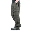 Pantaloni cargo casual alla moda Tasche Muti tattiche Pantaloni da uomo indossabili da combattimento Pantaloni da lavoro all'aperto maschili