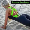 Sport Clothing Backless Suit Workout Tracksuit For Women Running Tight Dance swear Gym Yoga Set 210802