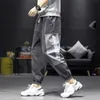 Harem Pants Men Baggy Jeans Fall Casual Male Loose Cargo Pants Outdoor Streetwear Elastic Waist Hombres Pantalones Harem 210622