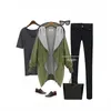 Frauen Casual Kapuzenjacke Herbst Reißverschluss Oberbekleidung Basic Mantel Solide Mode Fledermausärmel Lose Jacke Plus Größe M-5XL 201203