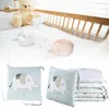 寝具セットベビーベッドバンパー通気性 3D ファッション幼児生まれ綿枕クッションバンパーベビーベッドケアルームの装飾