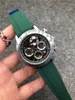 Papel marca superior suíço 1000 miglia cronógrafo masculino quartzo esporte relógio pulseira de borracha homem luxo inoxidável relógio de pulso