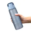 Utomhus Cykling Fitness Sportflaska Kreativ Inspirerande 32oz Space Cup Gradient Färg Tritan Bouncing Water Cup Y0915