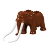 H004 Animal Building Blocks Brick Minifig Camel Mammoth Elephant Mini Action Figur Toy Gift för Barn Boy Kid