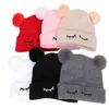 Cappello da bambino Sciarpa-Set Primavera Ragazze Bambini Cappelli Berretti-Cappello Ragazze Cappello Orecchio Guanto Beanie-Cap Maglia Cappello invernale Baby-Cappello Warm Baby 2021 Y21111