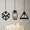 Industrial Retro Iron Pendant Lamps Dining Room Restaurant Kitchen Hanging Lamp Loft Vintage Simple Bedroom Bar Pendants Lights