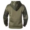 Felpe con cappuccio mimetiche Felpa moda uomo Uomo Camo con cappuccio Hip Autunno Inverno Felpa con cappuccio militare Cappotti in pile da uomo Taglia US / EUR 201104