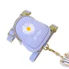 Cat Collars & Leads Cartoon Pet Traction Rope Dog Harness Sunflower Embroidered Chest Strap Go Out Portable Supplies