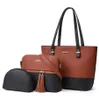Пучовые сумки мода с тремя предметами дизайн женская сумка для торговых точек на открытом воздухе.