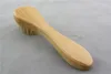 Brosse nettoyage du visage pour exfoliation pour le visage Pouillons naturels Nettoyage des brosses pour le brossage à sec avec manche en bois 4090860